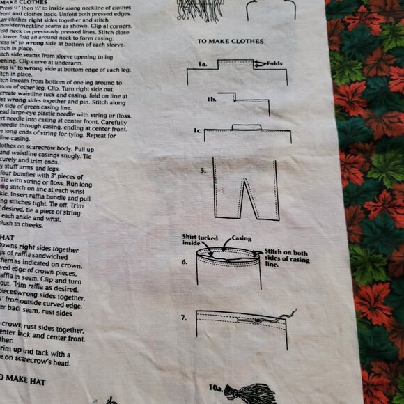 - Cranston Printworks DreamSpinners Fabric Panel Scarecrow Uncut 35" x 44 … - Picture 2 of 3